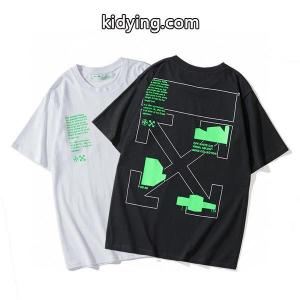 上質な質感!Off-white スーパーコピーオフホワイト スーパーコピーｔシャツ通販のメンズクルーネック半袖Tシャツスーパーコピー　ブラック、ホワイト2色kidying26u85L1n