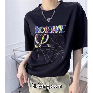 即旬な装いにロエベ コピー偽物今シーズン人気のアイテム 2色可選 Tシャツ/ティーシャツ_半袖Tシャツ_メンズファッション_スーパーコピーブランド激安通販 専門店kidying26uKzmyi