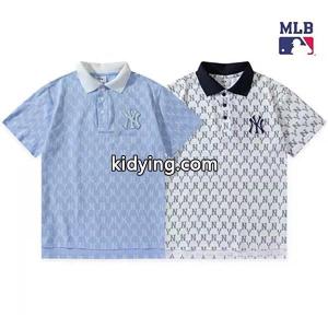 春夏にぴったりなカラー MLB Korea エムエルビーコリア偽物 半袖ポロシャツ ユニセックス サラサラ感が良いkidying26juWjai