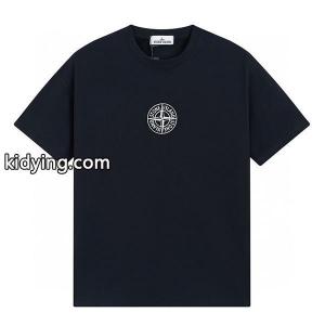 STONE ISLAND  偽物 Tシャツ 上質さ コンパスパッチ メンズ カジュアル コットン素材 ストーンアイランド_スーパーコピーブランド激安通販 専門店kidying26qaGrSr