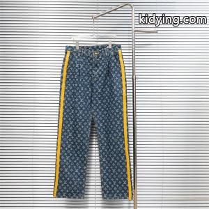2026秋冬 ブルー カジュアル映え サイドライン LOUIS vuitton コピーブランド ルイヴィトン コピーブランド スーパーコピー デニムkidying26b8ryei