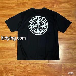 STONE ISLAND 偽物 Tシャツ ホワイト ロゴデザイン グラフィックプリント メンズ ファッション　ストーンアイランドスーパーコピーブランド激安通販 専門店kidying26Ova4XD