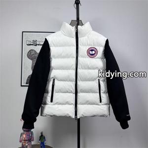 注目 ホワイト×ブラック プレミアム 2026秋冬必須 カナダグース コピー コピー Canada goose コピー ダウンジャケットkidying26GTXL1D
