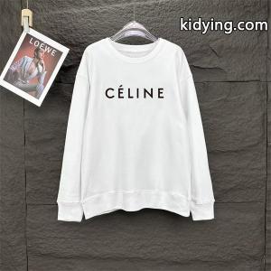 上質！celine コピー セリーヌ コピー コピー 2026秋冬 ホワイト エレガント長袖スウェットkidying26S11Prm