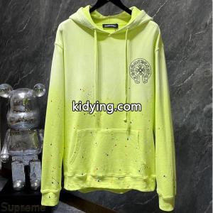 話題 暖か 円形ロゴ トレンド 秋冬定番人気 クロムハーツ スーパーコピー コピー Chrome hearts スーパーコピー パーカーkidying264DeKLn