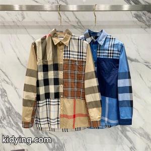 先行注目！2026秋冬必須アイテム ベージュ＆ブルー シャツ バーバリー コピー コピー burberry コピーkidying26OXbqGv