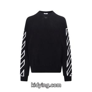 ブラック × ホワイト セーター オフホワイト コピーブランド Off-white コピーブランド スーパーコピー 2026秋冬 限定入手 デザイン性豊か 秋冬コーデkidying26je4bmm
