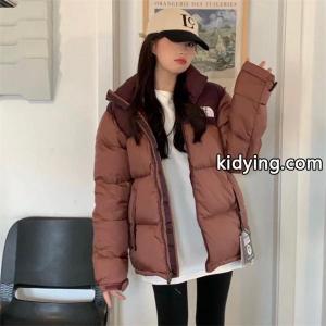 ブラウン拼色ダウンジャケット クラシックモデル 2026秋冬定番 ザノースフェイス スーパーコピー The North face スーパーコピー コピーkidying264H5r4f