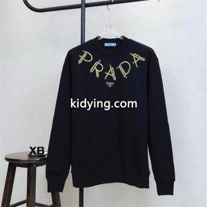 プラダ ブランド コピー 偽物 スウェット ロゴデザイン ラグジュアリー シンプル モダン ブラック＆ホワイト prada ブランド コピーkidying26KLrSDu