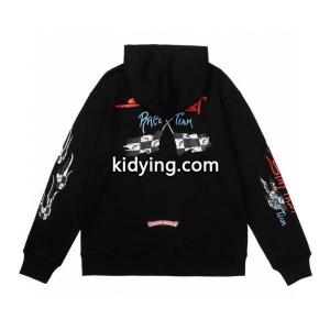 クロムハーツ コピー スーパーコピー 炎袖 スタイリッシュ 高品質 精巧 パーカー CHROME hearts コピーkidying26SLf4zm