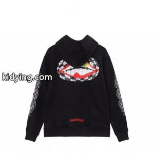 クロムハーツ コピーブランド コピー パーカー 大胆 スタイリッシュ レッドロゴ ブラック CHROME hearts コピーブランドkidying26Dqqmmm
