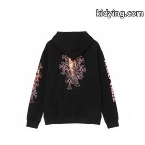 クロムハーツ スーパーコピー コピー ジップパーカー クール ピンクロゴ クロスデザイン 人気 CHROME hearts スーパーコピーkidying26q0Tzmq
