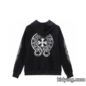 CHROME hearts スーパーコピー スーパーコピー パーカー 気品 重厚 クロスロゴ ブラック トレンド クロムハーツ スーパーコピーkidying26vi0TLj