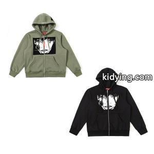 supreme コピーブランド Week 4 x The Crow コラボ Zip Up Hooded Sweatshirt シュプリーム コピーブランド薄いオシャレ使いやすい supreme コピーブランド新作_ジャケット_メンズファッション_スーパーコピーブランド激安通販 専門店kidying265X51fm