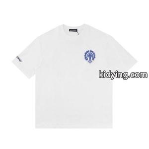CHROME hearts スーパーコピーキレイ色チェック春夏 2色可選クロムハーツ スーパーコピーコピー 半袖Tシャツおすすめファション 激安(日本最大級)kidying26CO19zy