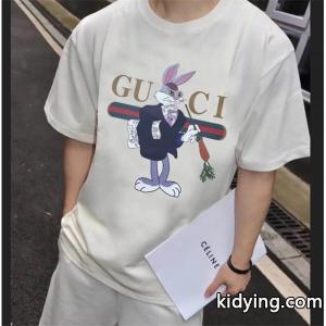Tシャツ/ティーシャツ風通しのよいGUCC1 スーパーコピー春夏流行ファッション 2色可選_半袖Tシャツ_メンズファッション_スーパーコピーブランド激安通販 専門店kidying26mGj0jC