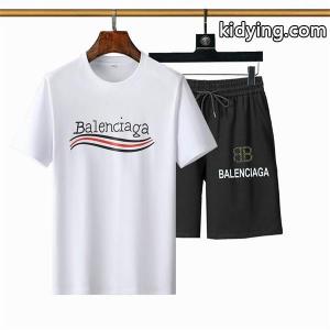 春夏のトレンド新商品 バレンシアガ コピーブランド balenciaga コピーブランド 上下セット 多色可選 今季は特に注目ファション_半袖Tシャツ_メンズファッション_スーパーコピーブランド激安通販 専門店kidying26891T9n