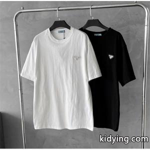 prada コピーブランド プラダ コピーブランド 半袖Tシャツ 2色可選 春夏のトレンドアイテム 今年もトレンド_半袖Tシャツ_メンズファッション_スーパーコピーブランド激安通販 専門店kidying26a4jOny