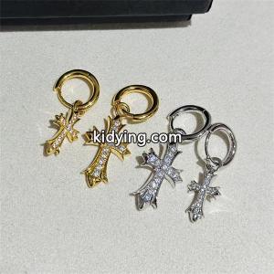 人気 クロムハーツ スーパーコピーコピー ブランドドロップ ピアス 片耳 金 十字架 ぺンダントトップ イヤリング  通販ショッピングkidying26ma0Xba