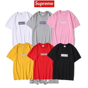 多色可選！男女兼用 スーパーコピーシュプリーム ブランド コピーsupreme ブランド コピー ロゴプリント 半袖Ｔシャツkidying26CCKPvm