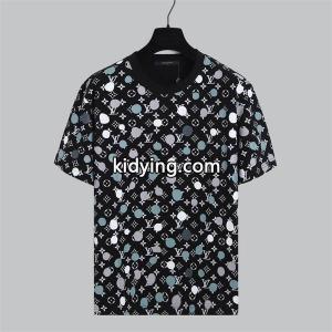 ヴィトン 新作 コピーLOUIS vuitton スーパーコピー品質保証高品質かわいいキャラクタープリントｔシャツカッコよく黒白メンズkidying26j0Hzym