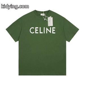 celine コピー 先取りファッション セリーヌ コピー半袖tシャツ偽物 着心地が良い 特別なプリントに合わせ 気軽に着られるkidying26y4HPfu