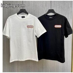 お買い得新作 ディースクエアード コピーブランド コピー メンズ　dsquared2 コピーブランド 半袖Ｔシャツ 刺繍 インナー 2色可選kidying26LzySTf