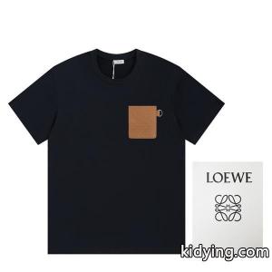 loewe コピー早秋新作 フロント中央にサンフラワー図案ロゴ半袖ｔシャツ 激安通販kidying26Cy8fiy