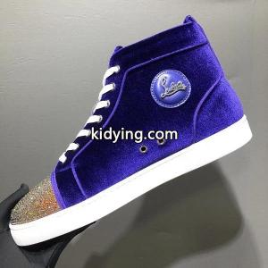 ユニークなルブタン靴ルイスパッチフラットプリントハイカットスニーカー LOUIS PATCH FLATkidying26biGLne