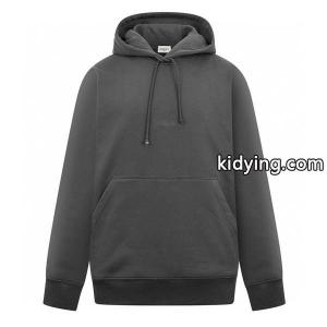 SAINT laurent ブランド コピー スーパーコピー 秋冬日常 シンプル 定番 グレー ミニロゴ パーカー サンローラン ブランド コピーkidying26HDSXLj