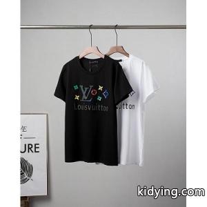 ルイヴィト同じスタイルのスター Louis vuitton スーパーコピー個性的Tシャツコピー 男女適用 ブラックホワイトkidying26qmqmqC