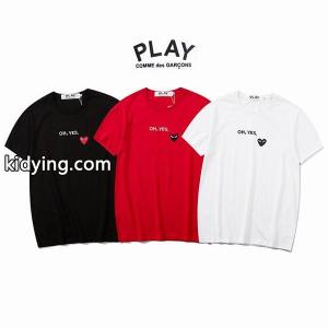 無地ながらも存在感のある表情を見せるカットソー CDGギャルソン半袖ｔシャツ 3色展開kidying261DCSjm