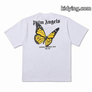 個性的な蝶々高品質プリントバックプリントはPalm Anglesブランドロゴｔシャツコピーkidying26KPHzCa