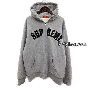 シュプリーム コピーブランド supreme コピーブランド アーチロゴ パーカー スウェット ジップアップ グレー /☆激安 メンズ 通販 ショッピングkidying26r8Hnii