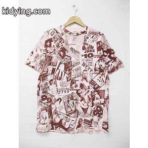 シュプリーム コピー supreme コピー ガール フォト 総柄 Tシャツ L ピンク×ブラウン ブランド ☆激安& メンズ 通販kidying26aCuqay