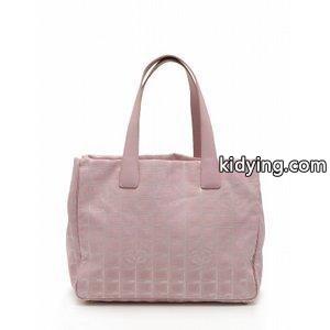 トートバッグ ニュートラベルライン MM ピンク ナイロンキャンバス レザー シリアルシール付き レディース 通販kidying26u491ne