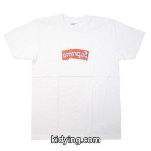シュプリーム ブランド コピー supreme ブランド コピー ×COMME des GARCONS SHIRT 17SS Box Logo Tee BOXロゴTシャツ 白 新品 通販 ショッピングkidying26zOXDmC