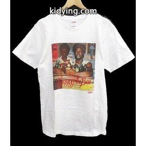 シュプリーム ブランド コピー supreme ブランド コピー ☆激安& 17SS buy off the bar Tシャツ 半袖 プリント コットン USA製 白 ホワイト C87112 メンズkidying26maGrqC