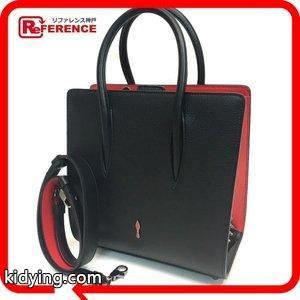 Christian louboutin ブランド コピー クリスチャンルブタン ブランド コピー 3175110 スモール パロマ 2wayバッグ ブラック レディース 通販kidying26fyOr8r
