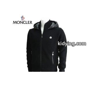 moncler コピーブランド モンクレール コピーブランドダウン＆ニットジップパーカ ブラック 2026-2026年秋冬新作kidying26PDO1Tb