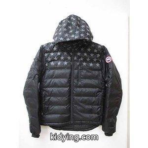 カナダグース コピー CANADA goose コピー ×Ron Herman CRAWFORD HOODY 七里ヶ浜限定 ダウンジャケット 黒 販売 通販kidying260vyWja