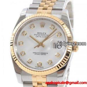 ロレックス コピー rolex コピー メンズ腕時計 オイスターパーペチュアルデイトジャスト 116233G ステンレスxイエローゴールド 通販シkidying26SjuyKn