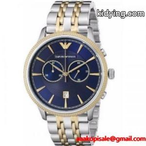 EMPORIO armani コピー エンポリオ アルマーニ コピー　AR1847 メンズ腕時計 Classic ブルー シルバー 通販kidying26OD0DGD