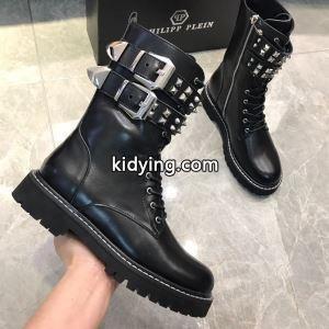例冬ファッションコーデの幅も広がる フィリッププレイン PHILIPP PLEIN 着回し力の高いが魅力 レザーブーツ 真冬にもうまく着こなせる_フィリッププレイン PHILIPP PLEIN_ブランド コピー 激安(日本最大級)kidying26Hzme8f