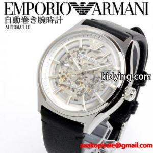 アルマーニ コピー メカニコ 時計 メンズ 自動巻き AR60003 EMPORIO armani コピー エンポリオ アルマーニ コピー 腕時計 スケルトン　革 :ar60003:HAPIAN - 通販ショッピングkidying26nyu0bi