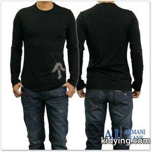 armani コピー JEANS アルマーニ コピージーンズ メンズクルーネックロングTシャツ 6Y6T91 6J17Z ブラック :AJ17FW119:TRE STYLE - 通販ショッピングkidying26uOPTDu