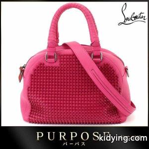 クリスチャン ルブタン Christian louboutin コピー パネトーネ スパイク スタッズ 2WAY ハンド バッグ レザー フューシャ ピンク 3135035 :90052963:PURPOSEパーパス・ヤフー店 - 通販ショッピングkidying26O9viOf
