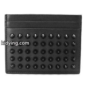 クリスチャンルブタン ブランド コピー カードケース スパイク1165109 CM53/BK×BK :1165109-cm53:1pia - 通販ショッピングkidying26HfyGji