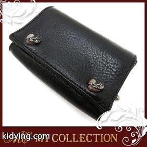 クロムハーツ コピー CHROME hearts コピー 3フォールド レザー ウォレット ブラック メンズ :80445052:マイコレクション ヤフー店 - 通販ショッピングkidying26nquuKb