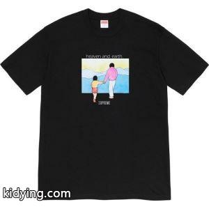 2色可選 supreme スーパーコピー 19FW Heaven And Earth Tee  シュプリーム スーパーコピー supreme スーパーコピー Tシャツ/半袖 さらに魅力的_半袖Tシャツ_メンズファッション_スーパーコピーブランド激安通販 専門店kidying26nae4Tf